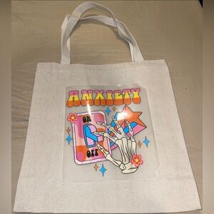 Anxiety On Tote Bag